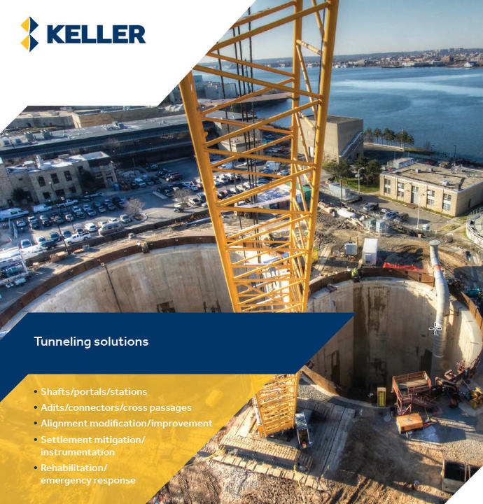Tunneling brochure front page